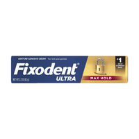 Bardzo mocny klej do protez zębowych mocujący Max Hold Fixodent 62 g