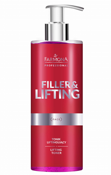 Tonik liftingujący do twarzy przeciwstarzeniowy FILLERLIFTING Farmona 500ml