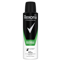 Antyperspirant męski w sprayu bez alkoholu 48h Fresh Power Rexona 150 ml