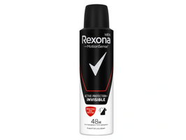 Antyperspirant męski w sprayu antybakteryjny 48h Invisible Rexona 150 ml