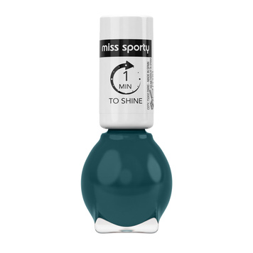 Szybkoschnący niebieski lakier do paznokci 1MinTo Shine 131 Miss Sporty 7ml