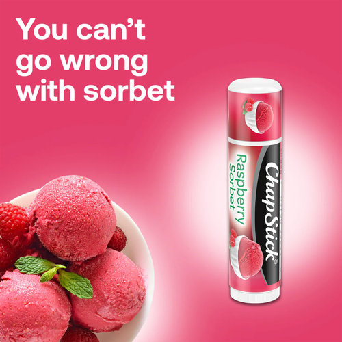 Nawilżający balsam do ust malina raspberry sorbet Chapstick 1 sztuka
