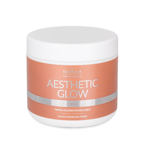 Modelująca maska algowa do twarzy z witaminą E Aesthetic Glow Farmona 160 g
