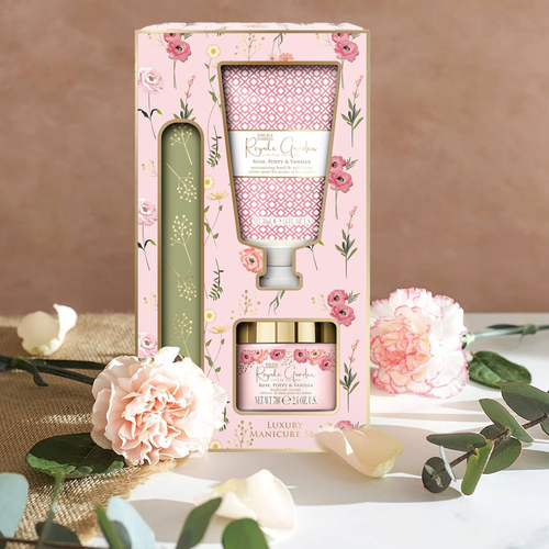 Zestaw do pielęgnacji dłoni ROYALE GARDEN Baylis & Harding 50 ml / 70 g