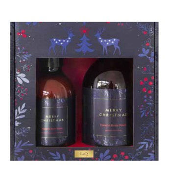 LaQ Świąteczny zestaw kosmetyków, żel + balsam do ciała