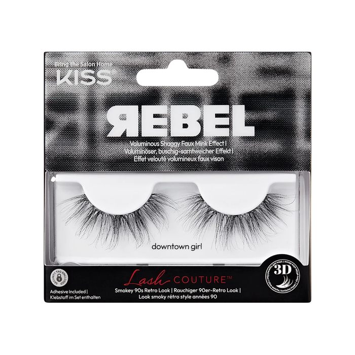 Sztuczne rzęsy 3D Downtown Girl Rebel Kiss 1 para