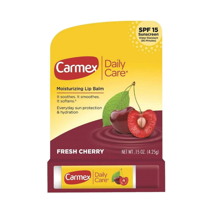 Balsam do ust Carmex Fresh Cherry SPF 15 wiśniowy na popękane usta 4.25 g