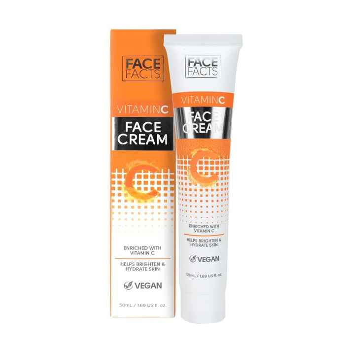 Krem do twarzy z witaminą C Face Facts 50ml vegan