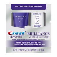 Zestaw wybielający zęby Crest Brilliance Whitening 2-Step 1 sztuka