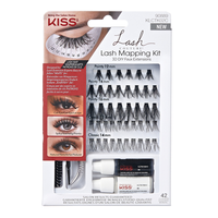 KISS sztuczne rzęsy zestaw kępki Couture 42sztuki