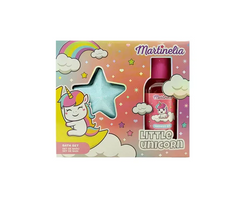 Zestaw do kąpieli dla dziewczynek żel kula Little Unicorn Martinelia 1 szt