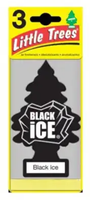 Choinka zapachowa do samochodu Black Ice Little Trees 3PAK