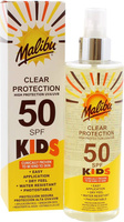 Spray ochronny przeciwsłoneczny dla dzieci SPF 50 spray suchy Malibu 250 ml