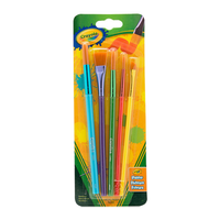 Pędzle do malowania farbami szkolne dla dzieci Brushes Crayola 5 sztuk