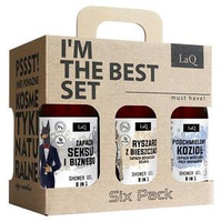 Zestaw 6 żeli pod prysznic dla mężczyzn na prezent LaQ 6x100ml
