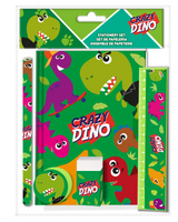 Zestaw piśmienniczy Crazy Dino 5 elementów
