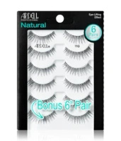 Sztuczne rzęsy na pasku z naturalnego włosia 110 Makijaż oczu Ardell 6-pak