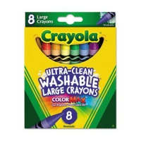 Kredki świecowe zmywalne dla dzieci Ultra-Clean Color Max Crayola 8 kolorów