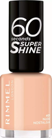 Morelowy lakier do paznokci 60 seconds 401 Nude Nostalgia Rimmel 8 ml