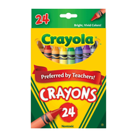 Kredki świecowe dla dzieci nietoksyczne eko Solar Power Crayola 24 kolory