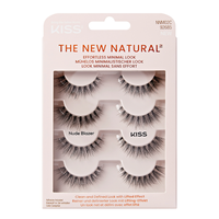 Sztuczne rzęsy wielopak efekt liftingu Nude Blanzer NNM02C Kiss 4 szt