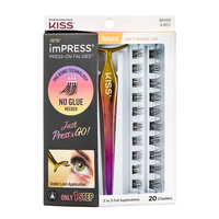 Sztuczne rzęsy kępki samoprzylepne 20sztuk natural