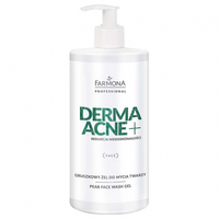Gruszkowy żel do mycia twarzy na niedoskonałości DERMA ACNE+ Farmona 500 ml