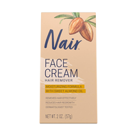 Nawilżający krem ​​do depilacji twarzy z olejkiem migdałowym NAIR 57 g