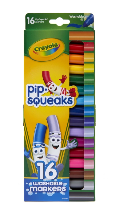 Zmywalne markery dla dzieci pip-squeaks 16 kolorów Crayola 1 sztuka