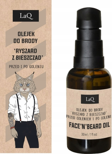 Olejek do brody po goleniu RYŚ LaQ 30 ml