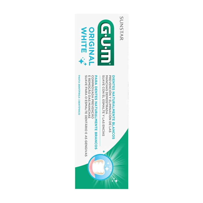 Pasta usuwająca przebarwienia zębów GUM Original White Sunstar 75 ml
