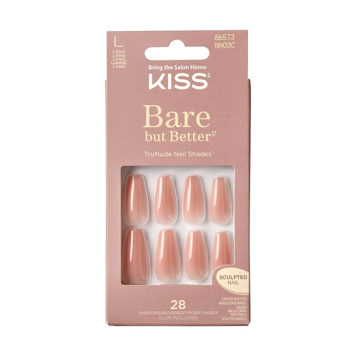 Kiss sztuczne paznokcie Bare but Better L BN03C 