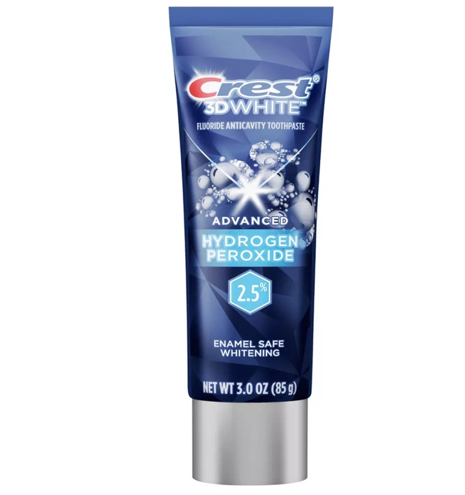 Wybielająca pasta do zębów 3D White Hydrogen Peroxide 2,5% Crest 85g