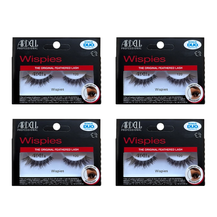 Sztuczne rzęsy pełne na pasku czarne 4 pary Ardell Natural 120 Demi Black