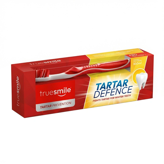 Pasta do zębów z fluorem + szczoteczka Tartar Defence Truesmile 100 ml