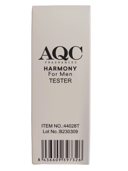 Woda perfumowana tester kosmetyki męskie dla mężczyzn Harmony AQC 15ml