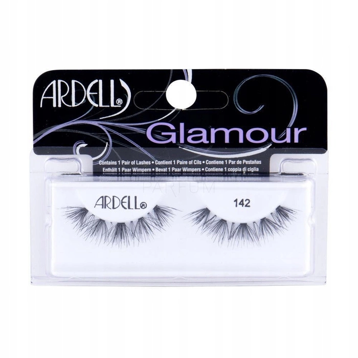 Pełne sztuczne rzęsy na pasku Ardell Glamour Black 142
