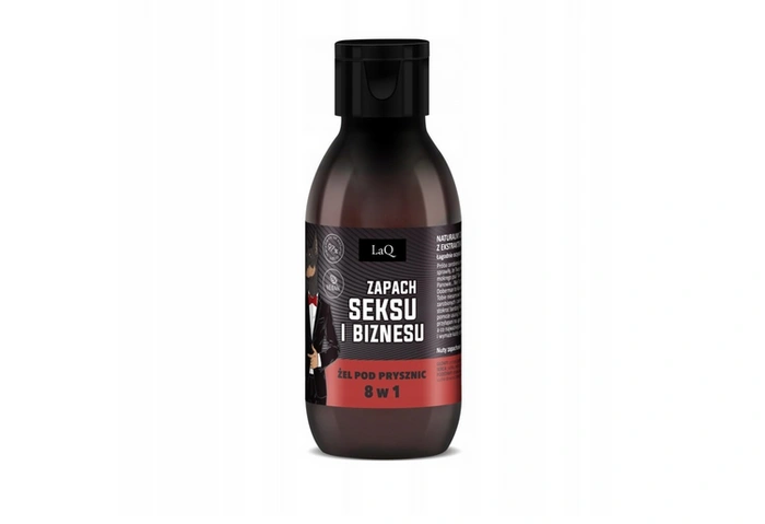 Żel pod prysznic męski naturalny 8w1 ZAPACH SEKSU I BIZNESU LaQ 100 ml