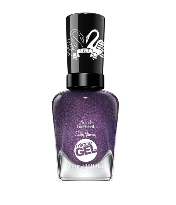 Fioletowy lakier brokat Miracle Gel 894 Good is Great Sally Hansen 14,7 ml
