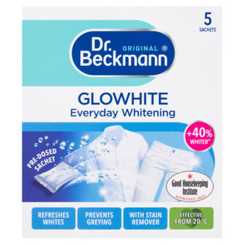 Wybielacz do tkanin saszetki Glowhite Everyday Whitening Dr.Beckmann 5x40g