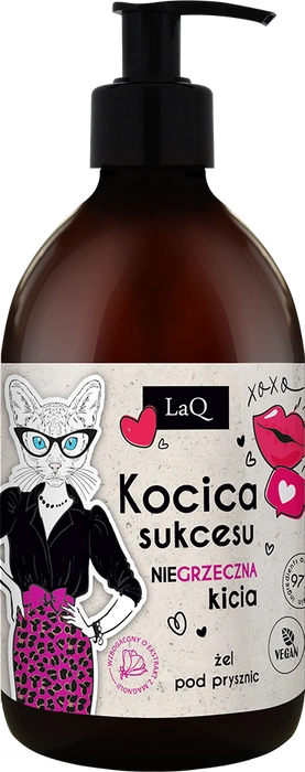 Naturalny żel pod prysznic dla kobiet MAGNOLIA: Kocica sukcesu LaQ 500ml