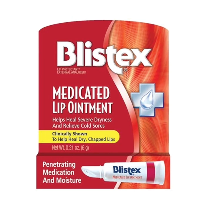 Leczniczy balsam pomadka na opryszczkę do ust nawilżająca Blistex 6g