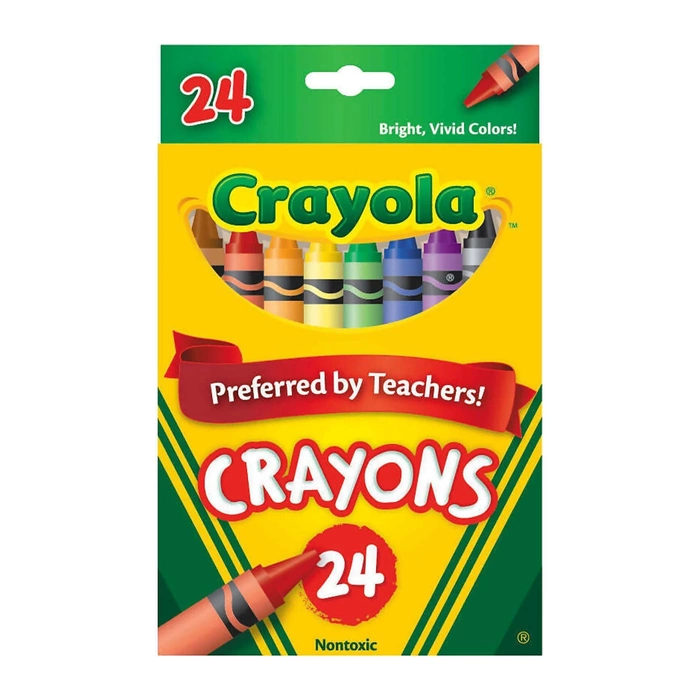 Kredki świecowe dla dzieci nietoksyczne eko Solar Power Crayola 24 kolory