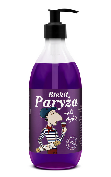 Żel pod prysznic do ciała naturalny wegański Błękit Paryża Shots LaQ 500 ml