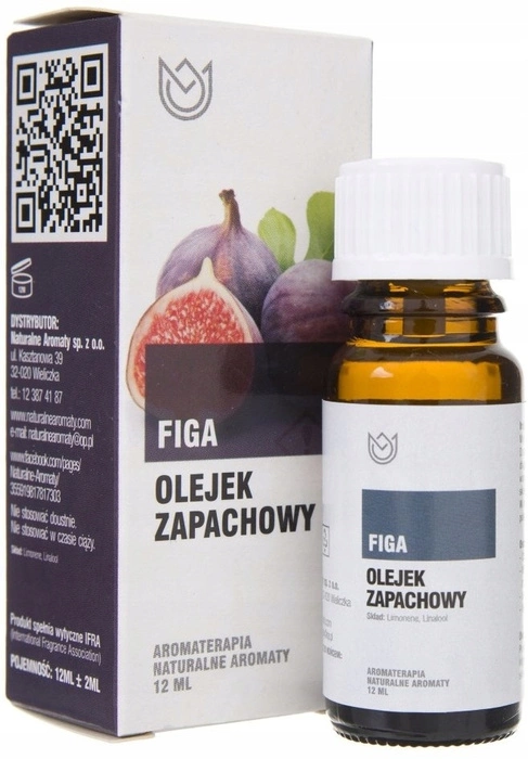 Olejek zapachowy FIGA do kominków i aromaterapii Naturalne Aromaty 10 ml