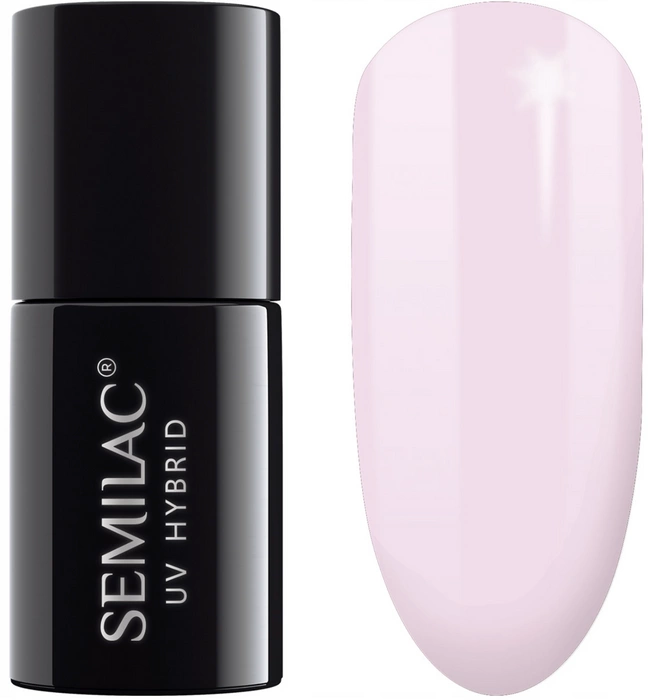Lakier hybrydowy do paznokci różowy #157 Semilac Little Rosie 7 ml