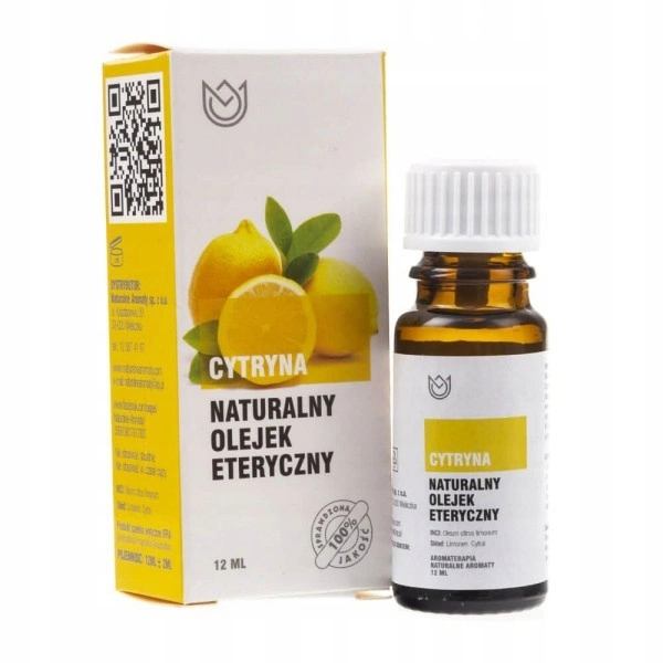 Olejek eteryczny CYTRYNA 100% naturalny do nawilżaczy aromaterapii NA 10 ml