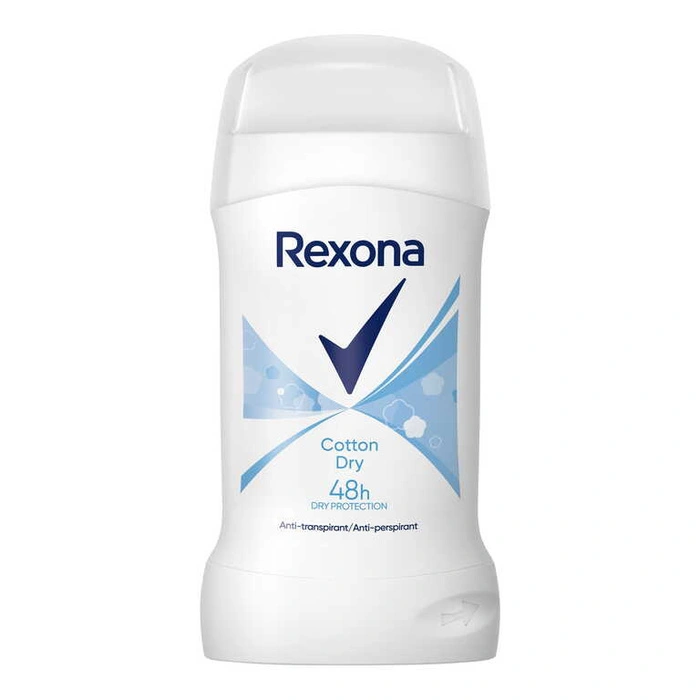 Antyperspirant damski w sztyfcie zapach bawełny Cotton Dry 48h Rexona 50 ml
