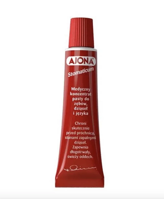 Medyczna pasta do zębów, koncentrat przeciw krwawieniu dziąseł AJONA 25 ml