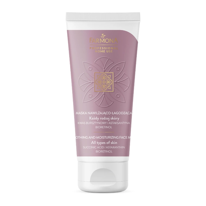 Maska nawilżająco-łagodząca kwas bursztynowy i bioretinol Farmona 75 ml